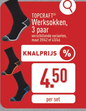 Promotie: Werksokken