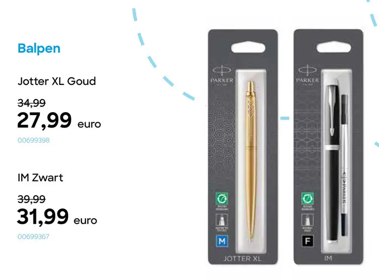 Promotie: Balpen Jotter XL Goud