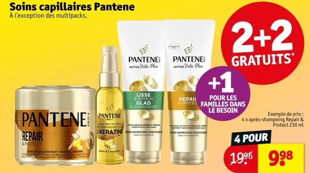 Offre: Soins capillaires Pantene