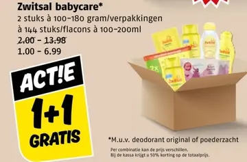 Aanbieding: Zwitsal babycare