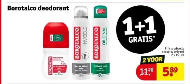 Aanbieding: Borotalco deodorant