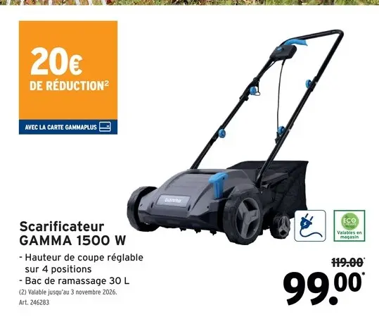 Offre: Scarificateur