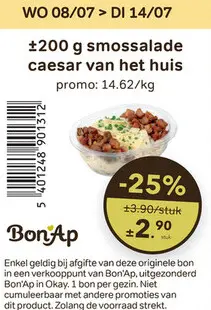 Promotie: Smossalade caesar van het huis