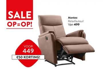 Aanbieding: Manteo Relaxfauteuil
