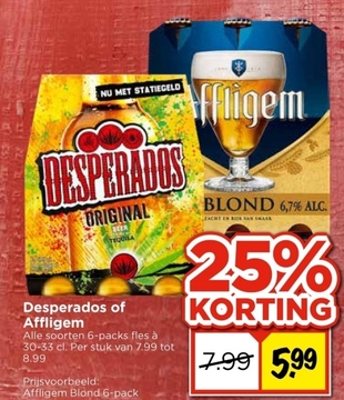 Aanbieding: Desperados of Affligem