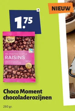 Aanbieding: Choco Moment chocoladerozijnen