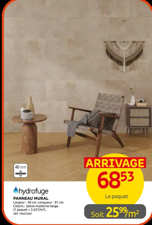 Offre: Panneau mural