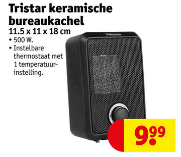 Aanbieding: Tristar keramische bureaukachel