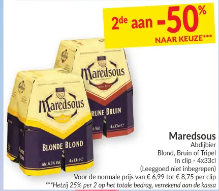 Promotie: Maredsous