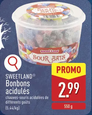 Offre: Bonbons acidulés