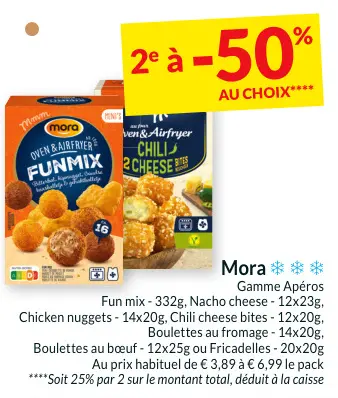 Offre: Mora Gamme Apéros