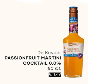 Aanbieding: Passionfruit martini cocktail