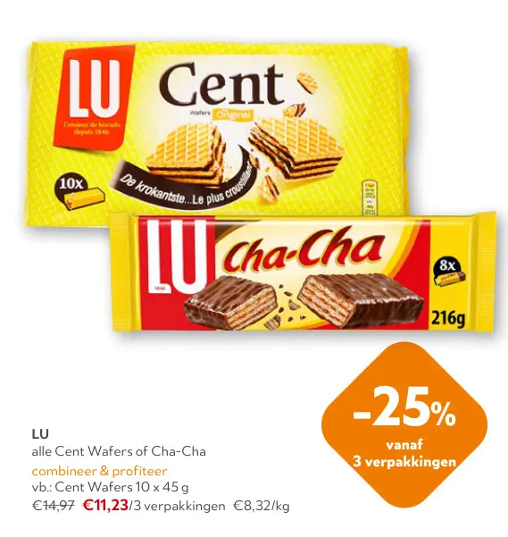 Promotie: Cent Wafers of Cha-Cha
