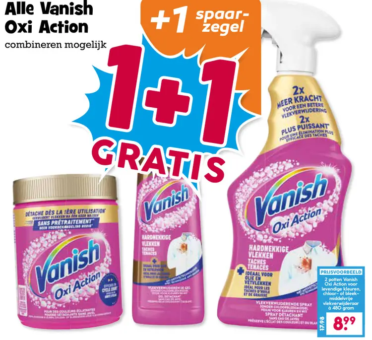 Aanbieding: Vanish Oxi Action