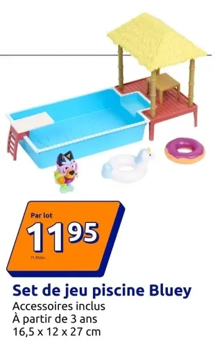 Offre: Set de jeu piscine Bluey