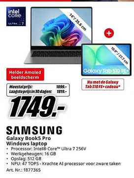 Aanbieding: Galaxy Book5 Pro