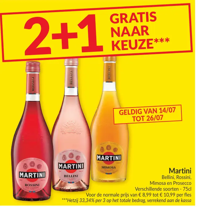 Promotie: Martini