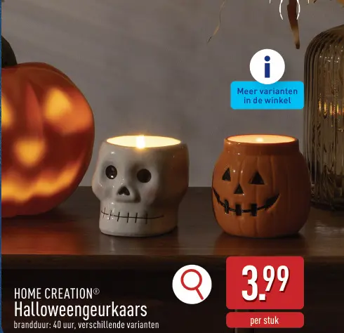 Promotie: Halloweengeurkaars