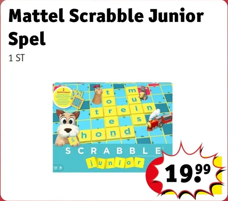 Promotie: Scrabble Junior Spel