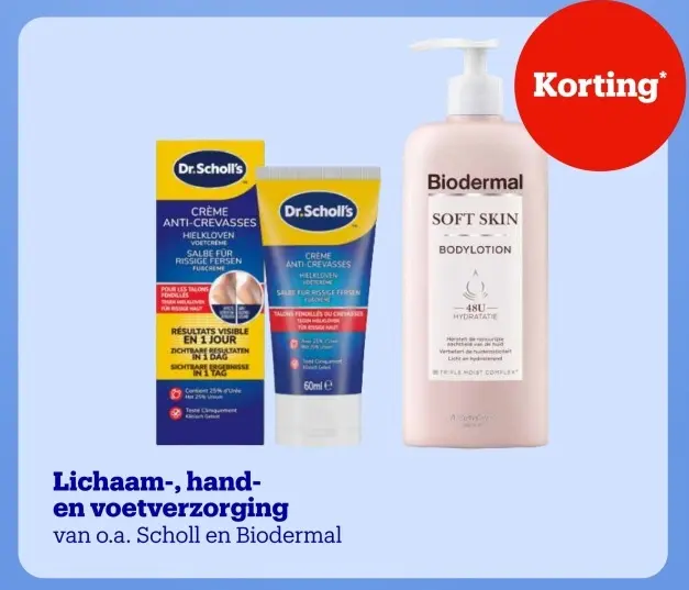 Aanbieding: Lichaam,- hand- en voetverzorging