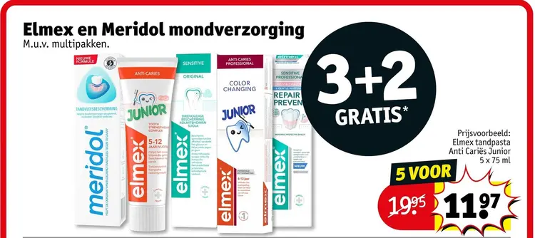 Aanbieding: Elmex en Meridol mondverzorging
