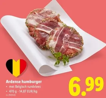 Promotie: Ardense hamburger