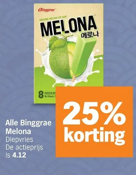 Aanbieding: Alle Binggrae Melona