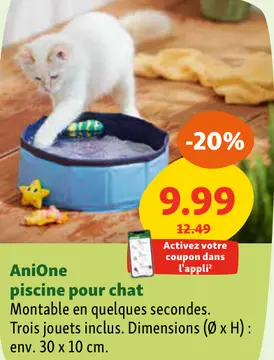 Offre: Piscine pour chat