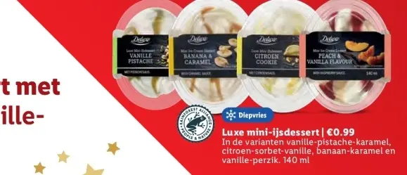 Aanbieding: Luxe mini-ijsdessert