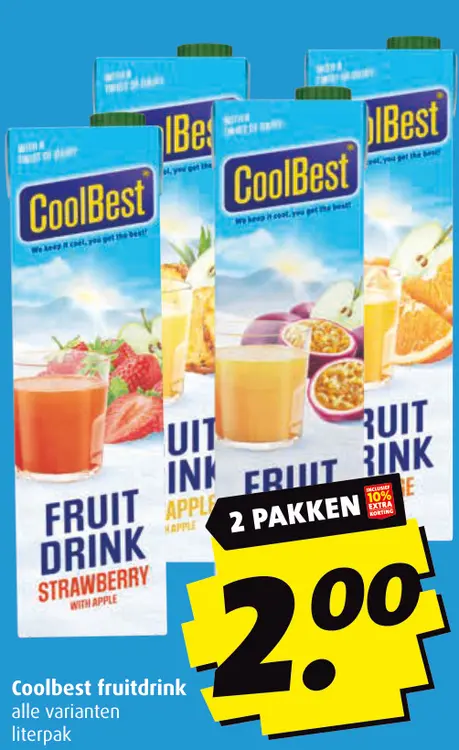 Aanbieding: fruitdrink