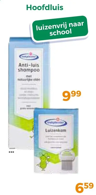 Aanbieding: Anti-luis shampoo en luizenkam