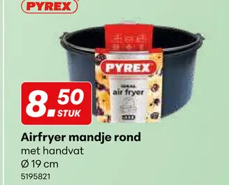 Promotie: Airfryer mandje rond