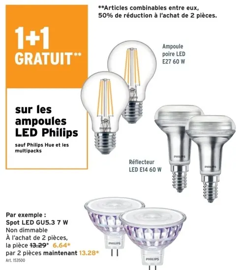 Offre: ampoules LED