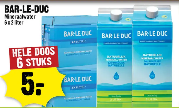 Aanbieding: Mineraalwater