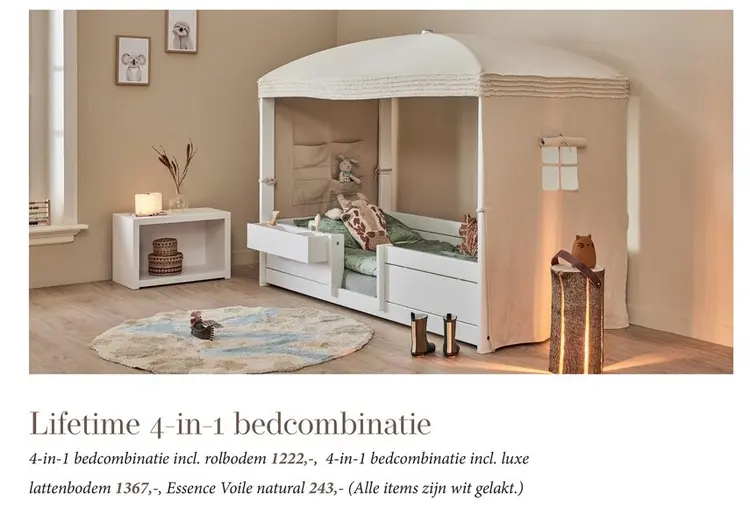 Aanbieding: Lifetime 4-in-1 bedcombinatie