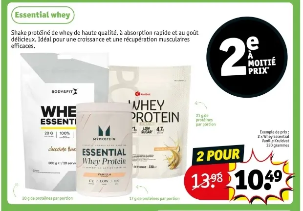 Offre: Whey protein