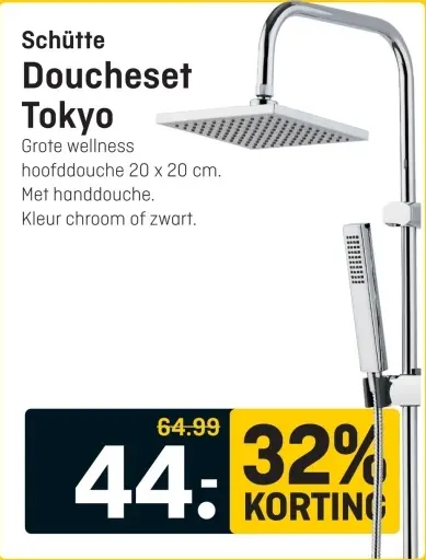 Aanbieding: Doucheset Tokyo