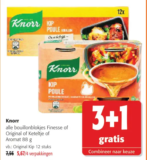 Promotie: bouillonblokjes Finesse of Original of Ketelt