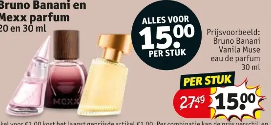 Promotie: Bruno Banani en Mexx parfum
