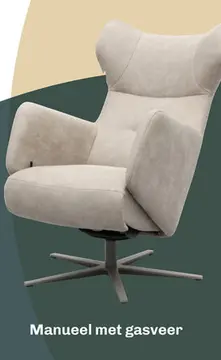Aanbieding: Relaxfauteuil Nora manueel verstelbaar