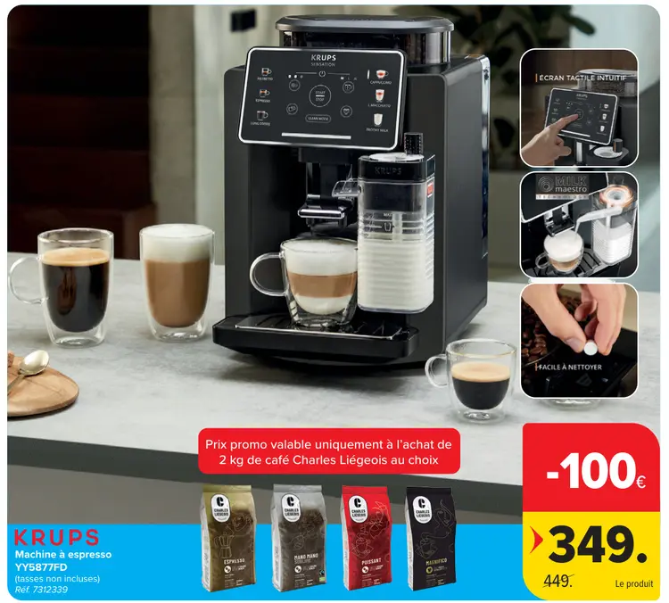 Offre: Machine à espresso YY5877FD