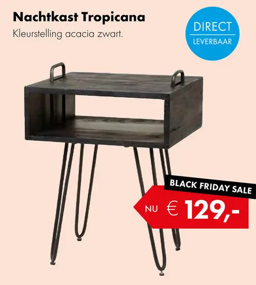 Aanbieding: Tropicana bijzettafel