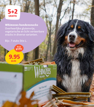 Aanbieding: Whimzees hondensnacks