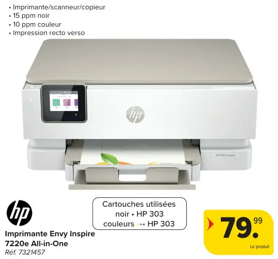 Offre: Imprimante Envy Inspire 7220e All-in-One