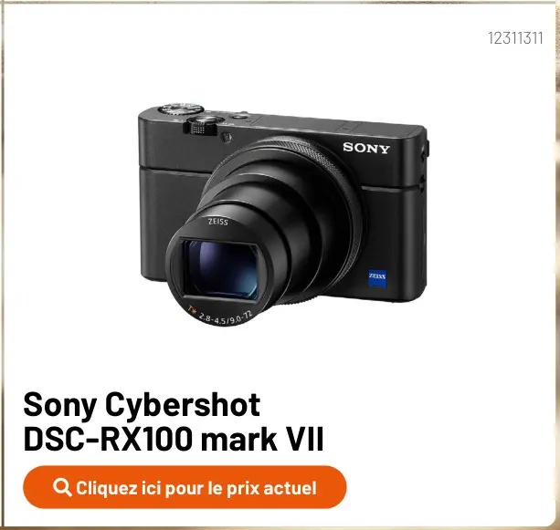 Offre: Cybershot DSC-RX100 mark VII