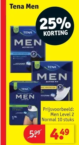 Promotie: Tena Men
