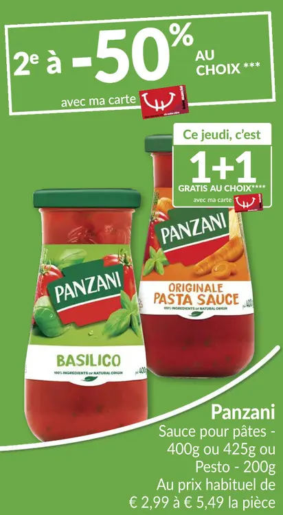 Offre: Sauce pour pâtes