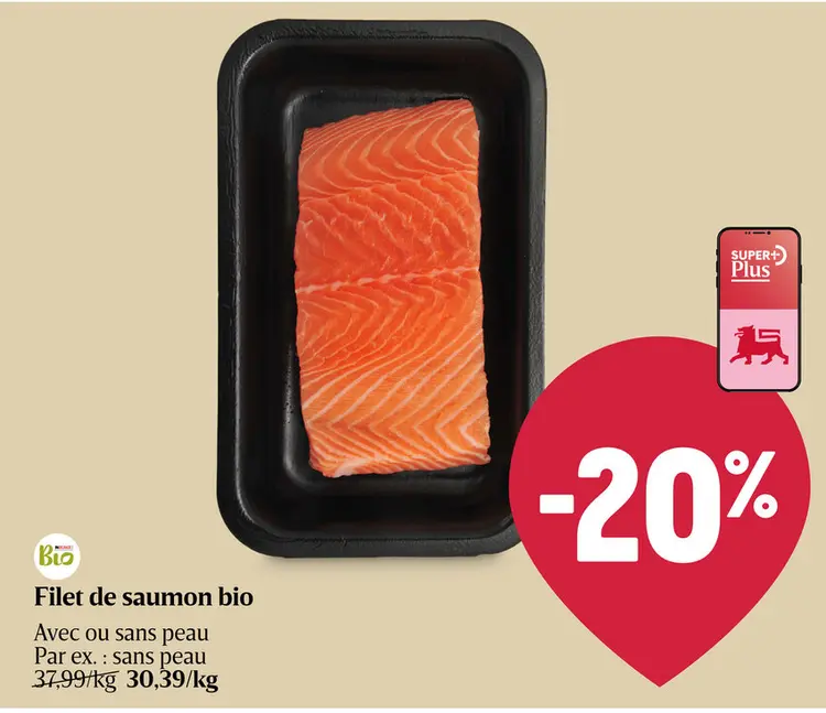 Offre: Filet de saumon bio