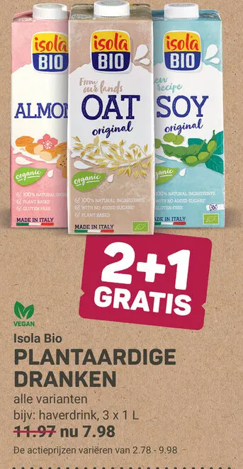 Aanbieding: Plantaardige dranken