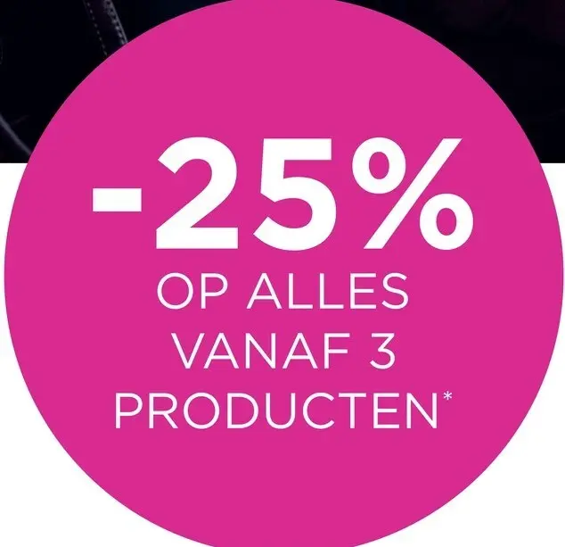 Promotie: Alles vanaf 3 producten